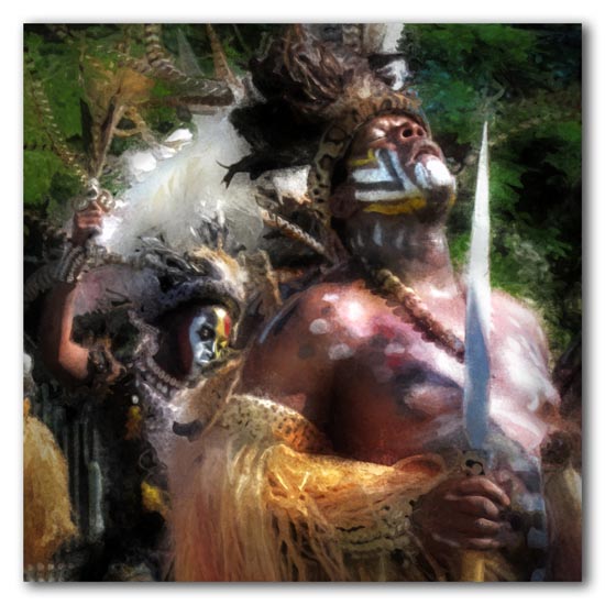 dancer in Christmas festival parade