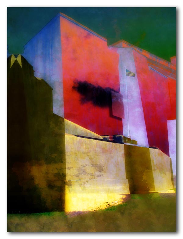 Fort Christiansvaern, with Flag