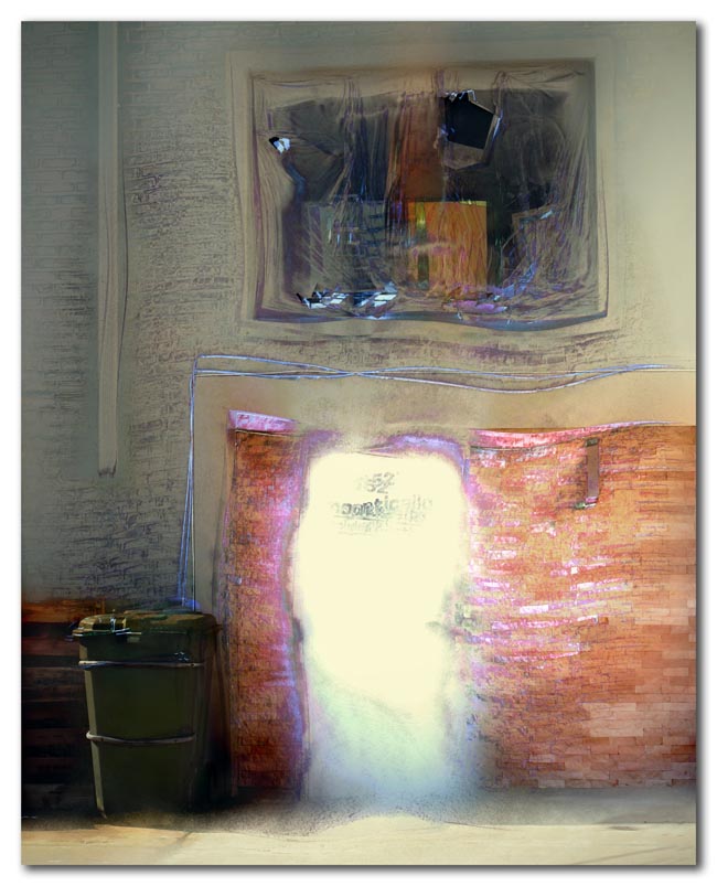 white hot and melting