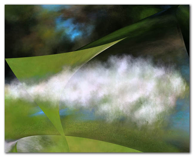 Floating over the green