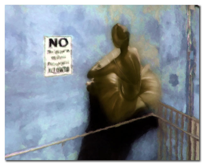 Ballerina on the Wall