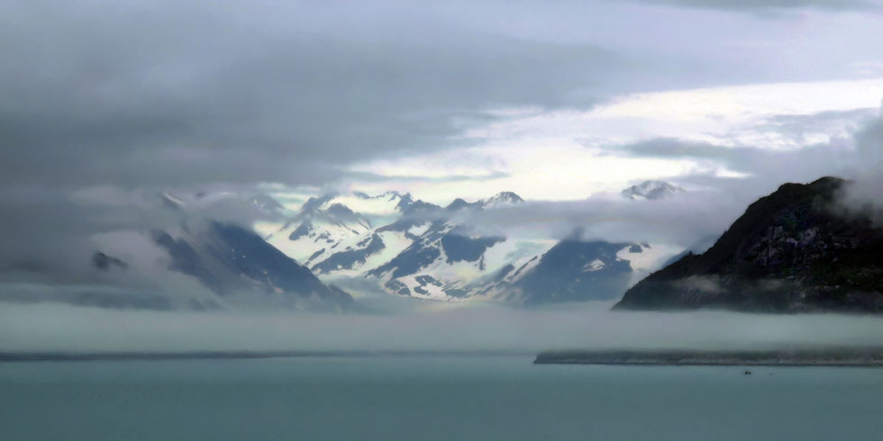 Fairweather Range from Glacier Bay, Alaska
