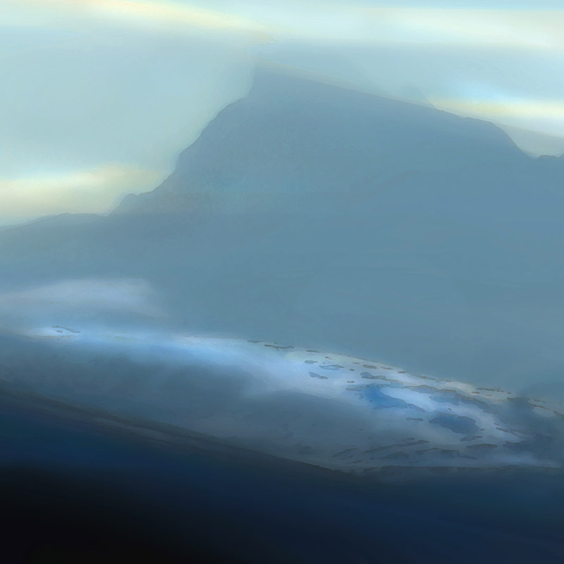 Distant Snowfield, Alaska