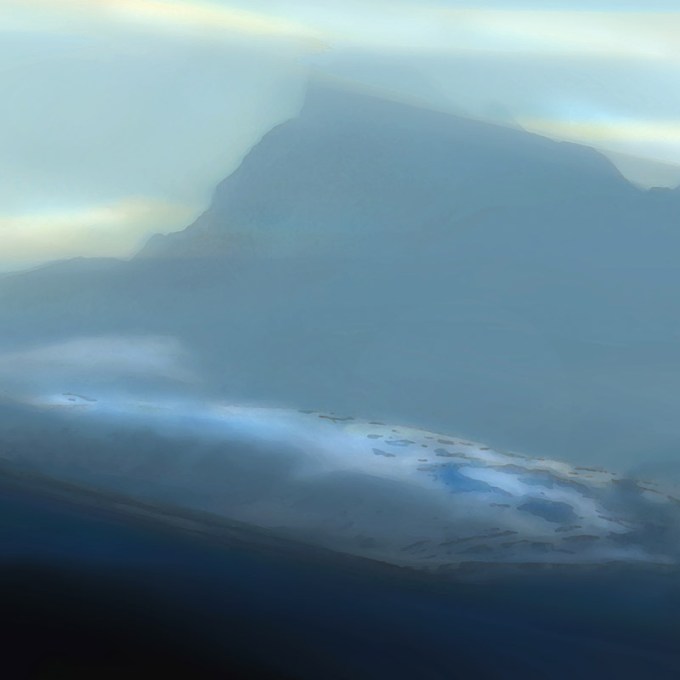 Distant Snowfield, Alaska